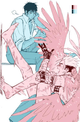 Limited color palette style